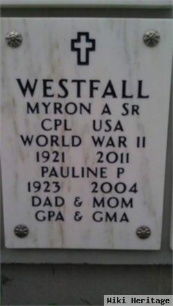 Myron Arthur Westfall, Sr