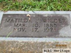 Matilda J Wilder