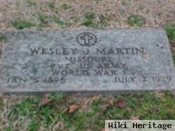 Wesley J Martin