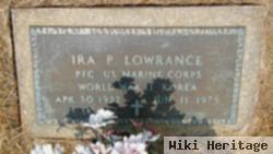 Pfc Ira Paul Lowrance