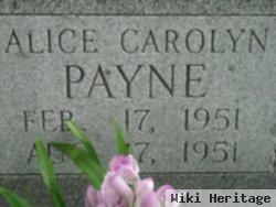 Alice Carolyn Payne