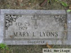 Mary L Lyons