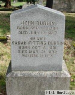 Sarah Fitting Durbin