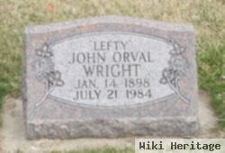 John Orval "lefty" Wright