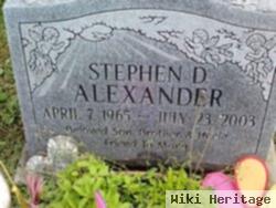 Stephen D Alexander