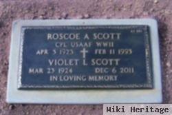 Roscoe A Scott