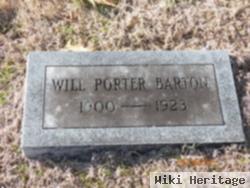 Will Porter Barton