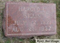 Harold L Siglin