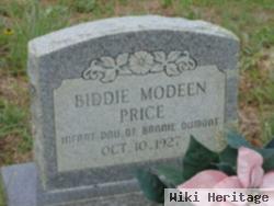 Biddie Modeen Price