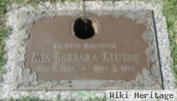Mia Barbara Kluthe