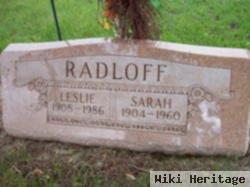 Sarah E Radloff