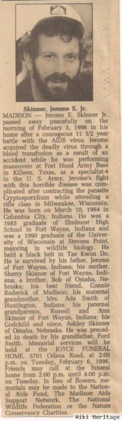 Jerome Edward "jake" Skinner, Jr