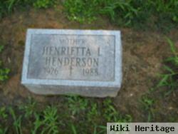 Henrietta L. Henderson