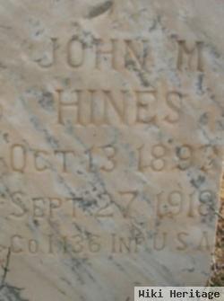 John M Hines