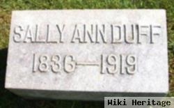 Sally Ann Evans Duff