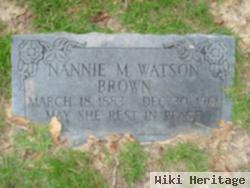 Nannie M. Watson Brown
