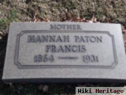 Hannah Paton Francis