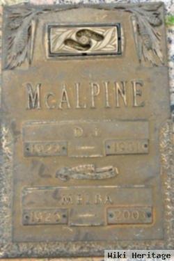 Donald James Mcalpine