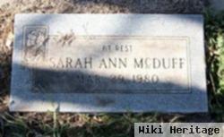 Sarah Ann Mcduff