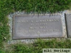 Elmer E Dimmermann