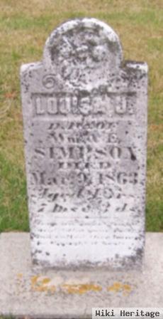 Louisa J Simpson