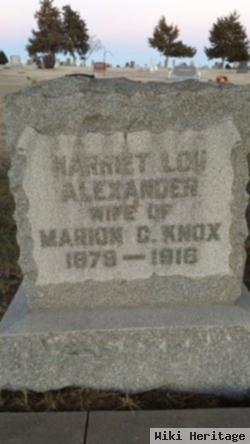 Harriet Lou Alexander Knox