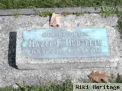 Hazel F Hudspeth