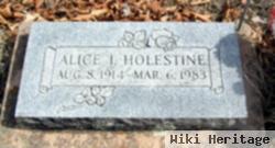 Alice I. Wiltfong Holestine