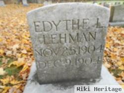 Edythe L Lehman