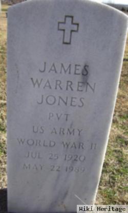 Pvt James Warren Jones