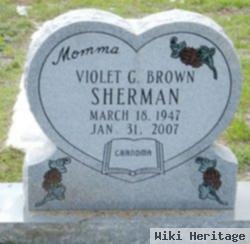 Violet G. Brown Sherman