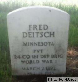 Pvt Fred H. Deitsch