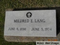 Mildred E. Lang