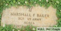 Marshall F Baker, Sr