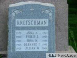 Edna M Kretschman