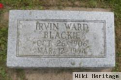 Irvin "blackie" Ward