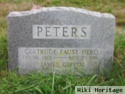 Gertrude Faust Hero Peters