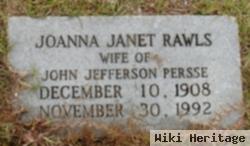 Joanna Janet Rawls Persse