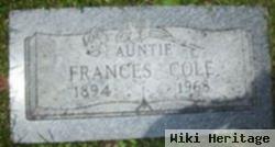 Frances "auntie" Cole