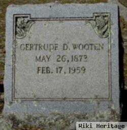 Gertrude D. Wooten