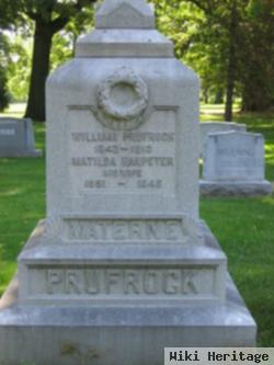 Carl Wilhelm (William) Prufrock