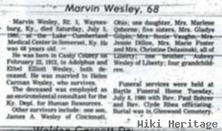 Marvin L Wesley