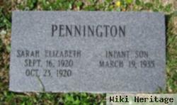 Infant Son Pennington