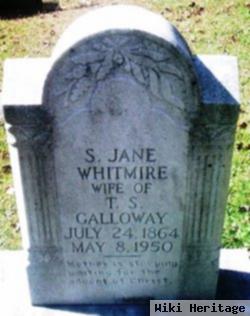 Sarah Jane Whitmire Galloway