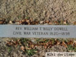 Rev William T "billy" Dowell