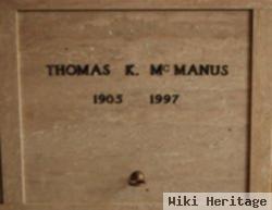 Thomas Kessler "tom" Mcmanus, Sr