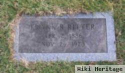 Frank Raymond Ritter