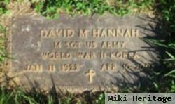 David M. Hannah