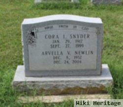 Cora Lee Tevalt Snyder