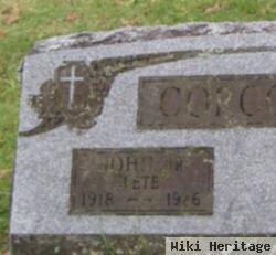 John E "pete" Corcoran, Jr